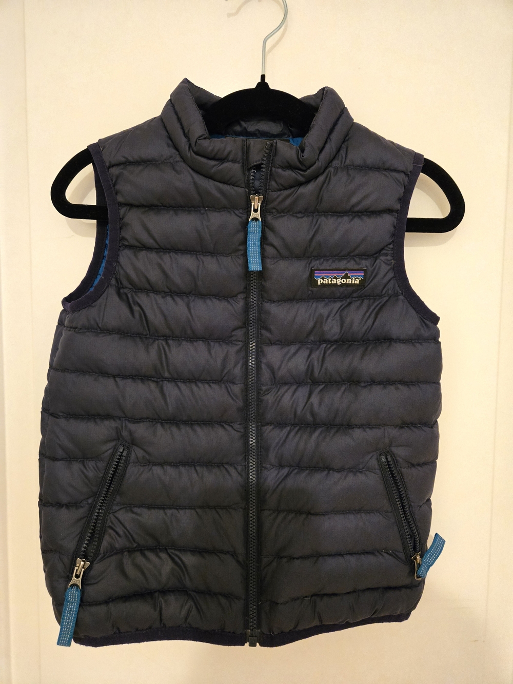 Patagonia Kids Navy Puffer Vest - Lightweight Insulated Vest